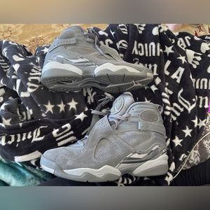 Air Jordan 8 Retro Cool Greys 9.5